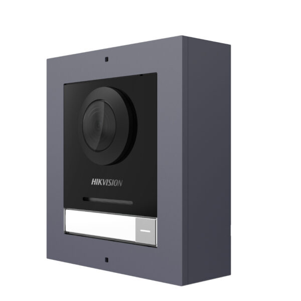 Hikvision DS-KD8003-IME1(B)/S intercomsysteem 2 MP Zwart, Grijs - Afbeelding 3