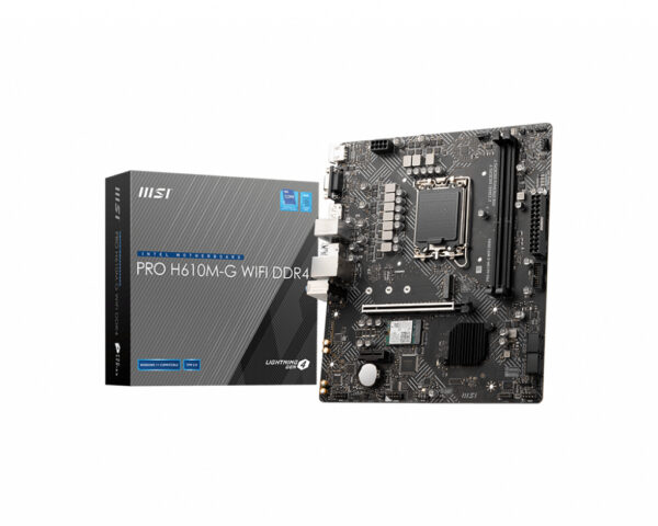 MSI PRO H610M-G WIFI DDR4 moederbord Intel H610 LGA 1700 micro ATX