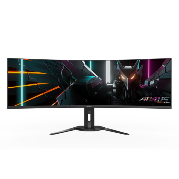 GIGABYTE AORUS CO49DQ computer monitor 124,5 cm (49") 5120 x 1440 Pixels DQHD OLED Zwart - Afbeelding 2
