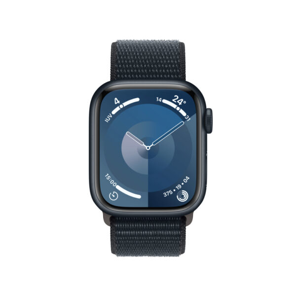 Apple Watch Series 9 41 mm Digitaal 352 x 430 Pixels Touchscreen 4G Zwart Wifi GPS - Afbeelding 2