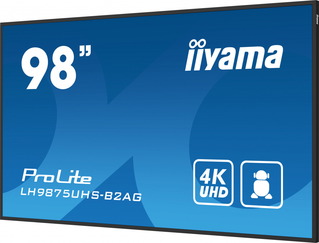 iiyama LH9875UHS-B2AG beeldkrant Digitale signage flatscreen 2,48 m (97.5") LED Wifi 500 cd/m² 4K Ultra HD Zwart Type processor - Afbeelding 5