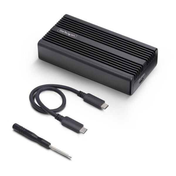 StarTech.com USB4 M.2 NVMe SSD Behuizing, 40Gbps, Externe USB-C / Thunderbolt NVMe SSD Behuizing, Aluminium Heatsink Behuizing, - Afbeelding 7