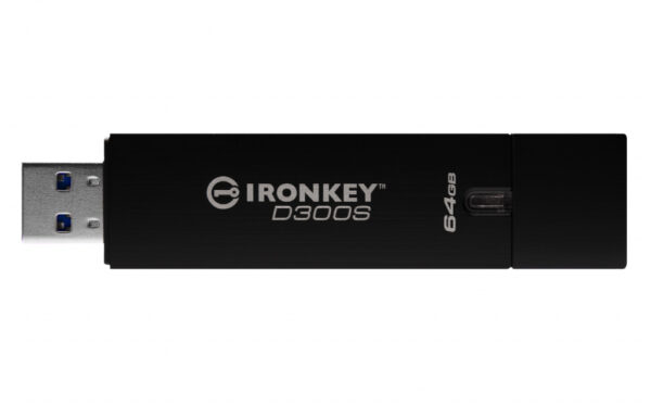 Kingston Technology IronKey 64GB D300S AES 256 XTS versleutelde usb-stick - Afbeelding 3