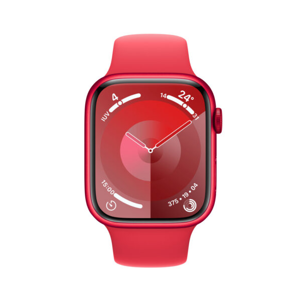 Apple Watch Series 9 45 mm Digitaal 396 x 484 Pixels Touchscreen 4G Rood Wifi GPS - Afbeelding 2