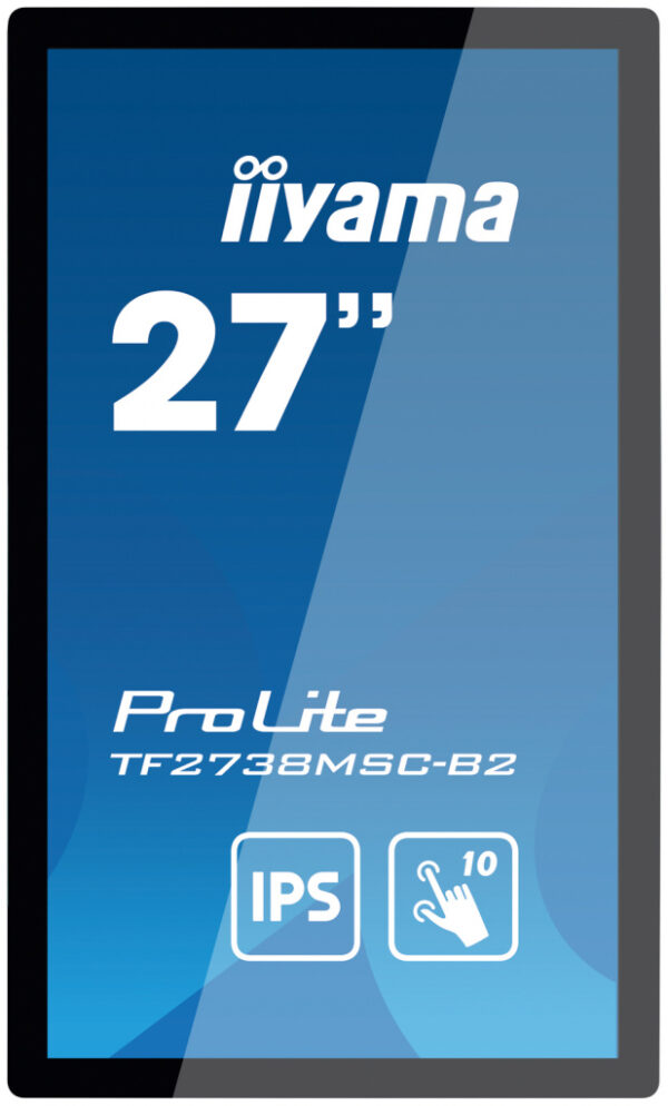 iiyama ProLite TF2738MSC-B2 computer monitor 68,6 cm (27") 1920 x 1080 Pixels Full HD LED Touchscreen Multi-gebruiker Zwart - Afbeelding 4