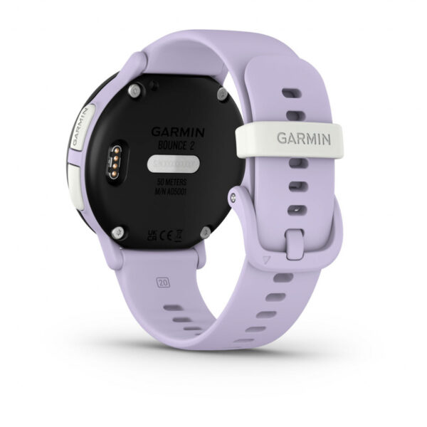Garmin Bounce 010-03399-01 smartwatch / sport watch 3,05 cm (1.2") AMOLED 43 mm Digitaal 390 x 390 Pixels Touchscreen Paars Wifi - Afbeelding 5