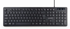 Gembird KB-MCH-04-DE toetsenbord Universeel USB QWERTZ Duits Zwart