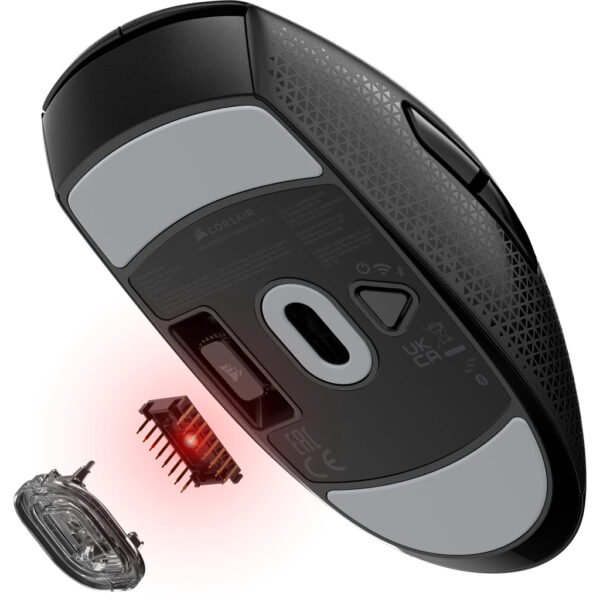 Corsair M55 muis Gamen Rechtshandig RF Wireless + Bluetooth + USB Type-A Optisch 24000 DPI - Afbeelding 5