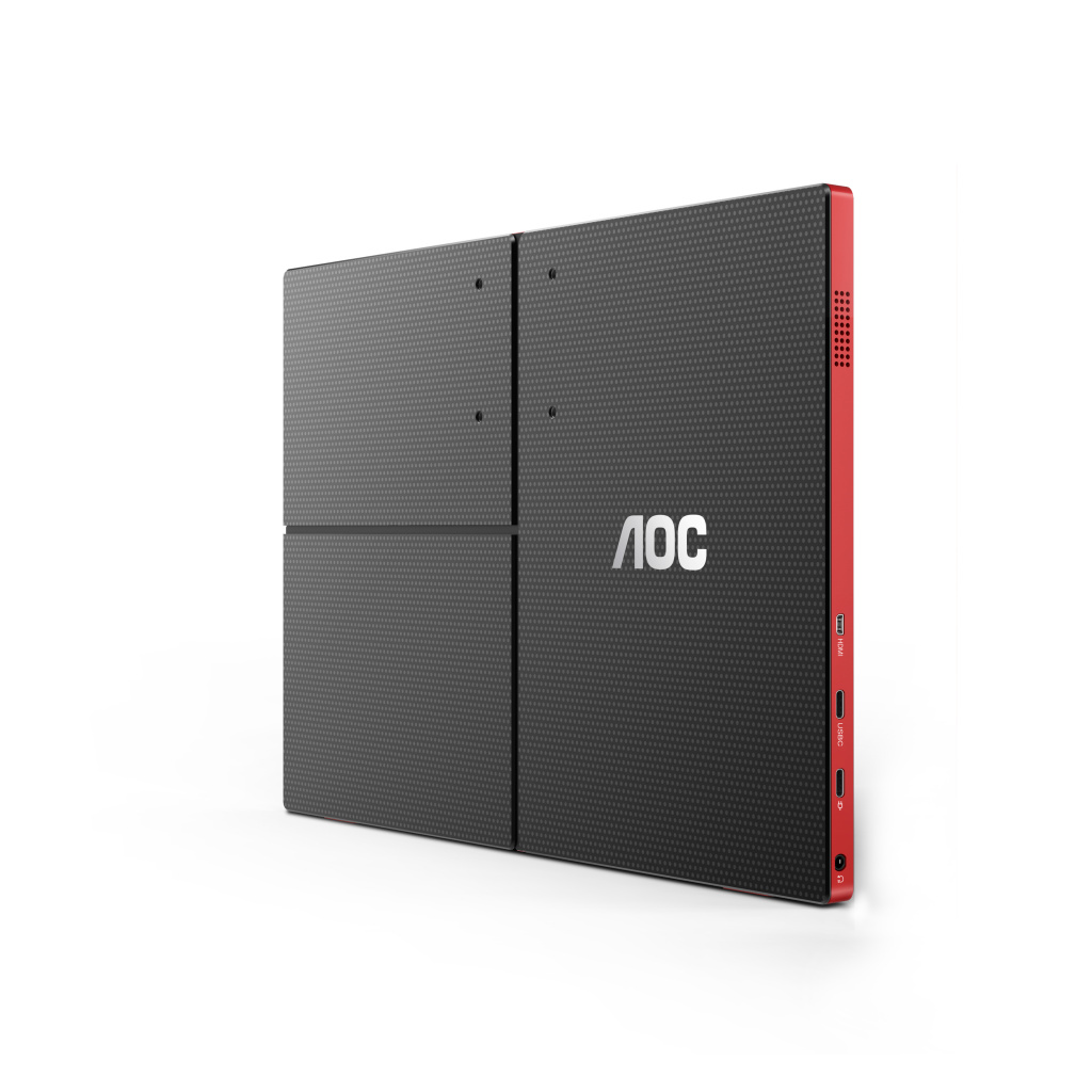AOC 16G3 Draagbare televisie en monitoor Draagbare monitor Zwart, Rood 39,6 cm (15.6") TFT 1920 x 1080 Pixels - Afbeelding 8