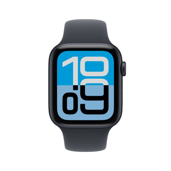 Apple Watch SE (3nd generation) OLED 44 mm Digitaal 368 x 448 Pixels Touchscreen 5G Zwart Wifi GPS - Afbeelding 2