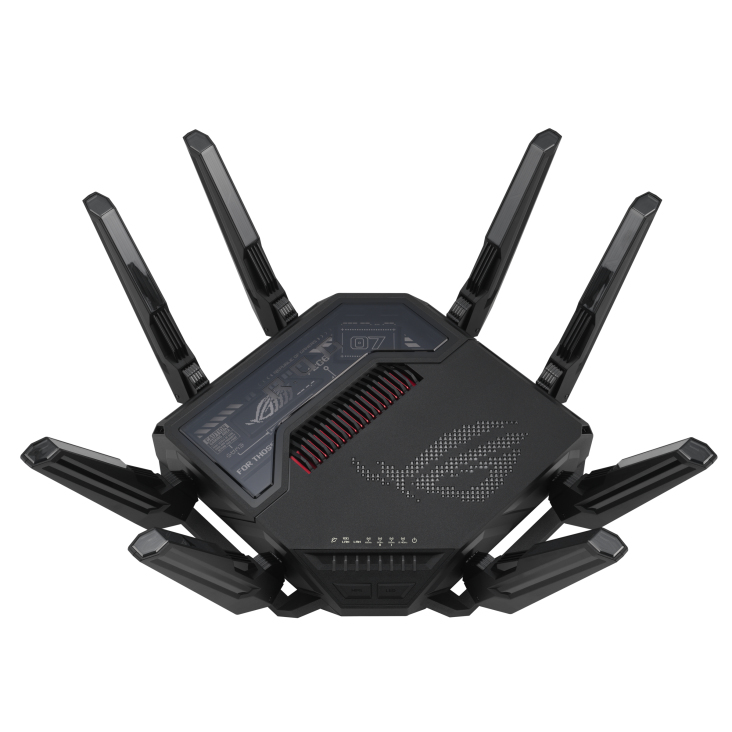 ASUS ROG Rapture GT-BE98 draadloze router 10 Gigabit Ethernet Quad-band (2.4 GHz / 5 GHz-1 / 5 GHz-2 / 6 GHz) Zwart - Afbeelding 2