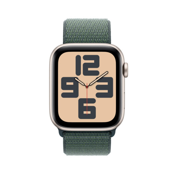 Apple Watch SE OLED 44 mm Digitaal 368 x 448 Pixels Touchscreen Beige Wifi GPS - Afbeelding 2
