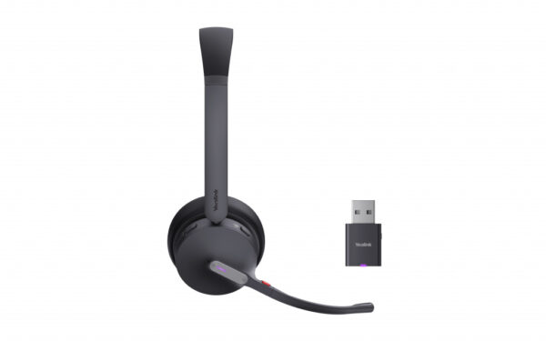 Yealink WH64 Hybrid Dual Teams Headset Draadloos Hoofdband Kantoor/callcenter Micro-USB Bluetooth Zwart - Afbeelding 5
