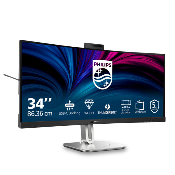Philips 6000 series 34B2U6603CH/00 computer monitor 86,4 cm (34") 3440 x 1440 Pixels Wide Quad HD LCD Grijs - Afbeelding 14