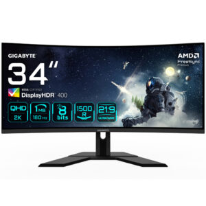 GIGABYTE G34WQCP computer monitor 86,4 cm (34") 3440 x 1440 Pixels UltraWide Quad HD LED Zwart