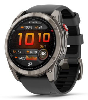 Garmin fēnix 8 Pro 3,56 cm (1.4") AMOLED 51 mm Digitaal 454 x 454 Pixels Touchscreen Grafiet, Titanium Wifi GPS