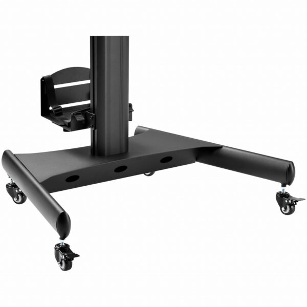 StarTech.com Mobiele Werkplek met Monitorsteun, CPU/PC Houder, Toetsenbord Lade - Ergonomisch Sta Bureau op Wielen - Mobiel Werk - Afbeelding 11