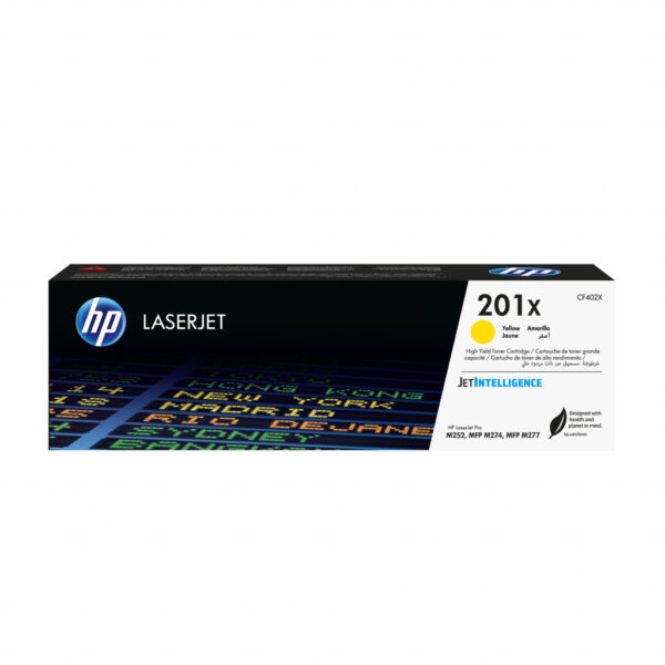 HP 201X originele high-capacity gele LaserJet tonercartridge