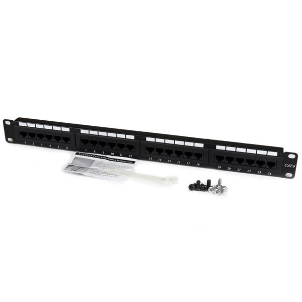 StarTech.com 24-poorts 1U in een rek te monteren Cat 6 110 patchpaneel - Afbeelding 5