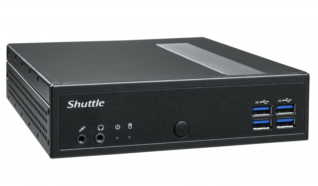 Shuttle XPC Slim System DL3000EP, Intel N100, Win10 IoT, 8GB RAM, 128GB SSD M.2 (NVMe), 2x LAN (2x 2.5Gbit), 2xCOM, 1xHDMI, 1xDP - Afbeelding 2