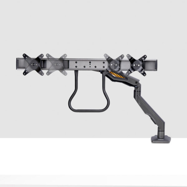 StarTech.com Dual Monitor Arm met Crossbar voor Bureau, Tot 27 inch Schermen, VESA 75x75/100x100, Max 15kg, C-klem, Volledig Sch - Afbeelding 3