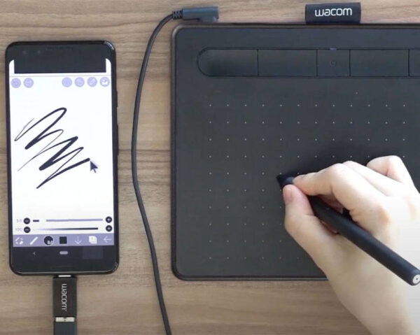 Wacom Intuos S Bluetooth Manga Edition grafische tablet Zwart 2540 lpi 152 x 95 mm USB/Bluetooth - Afbeelding 5