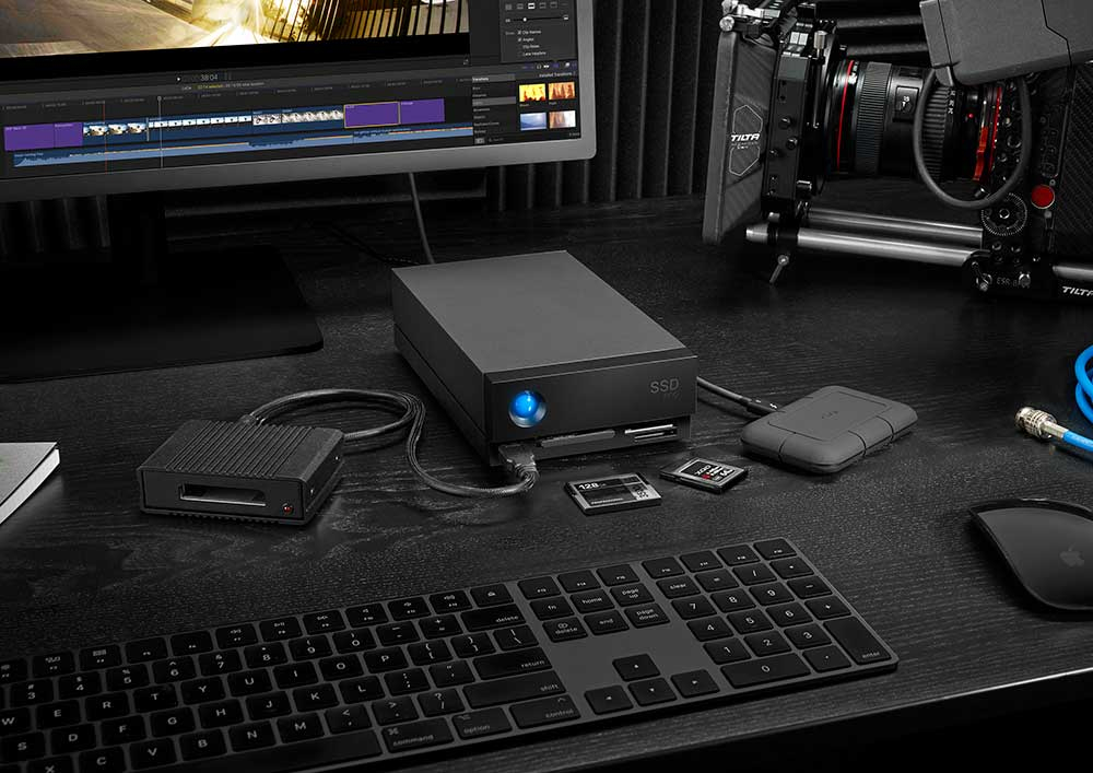 LaCie 1big Dock Pro Thunderbolt technologie 4 TB USB Type-A 3.2 Gen 1 (3.1 Gen 1) Zwart - Afbeelding 14