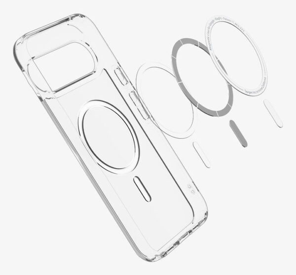 Spigen ACS09702 mobiele telefoon behuizingen 16 cm (6.3") Hoes Transparant, Wit - Afbeelding 7