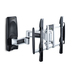 StarTech.com Draaibare TV Beugel voor 26" tot 65" (45kg) Flat of Curved TVs, VESA TV Muursteun, Inklapbaar/Kantelbaar, Low Profi