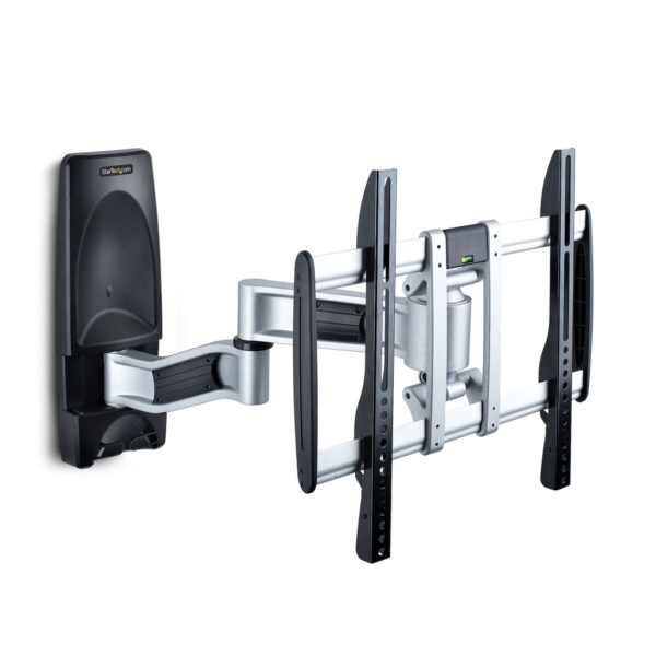 StarTech.com Draaibare TV Beugel voor 26" tot 65" (45kg) Flat of Curved TVs, VESA TV Muursteun, Inklapbaar/Kantelbaar, Low Profi