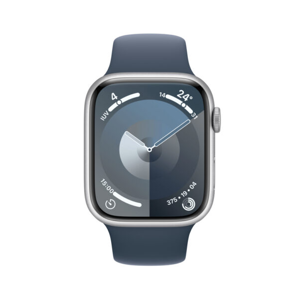 Apple Watch Series 9 45 mm Digitaal 396 x 484 Pixels Touchscreen 4G Zilver Wifi GPS - Afbeelding 2