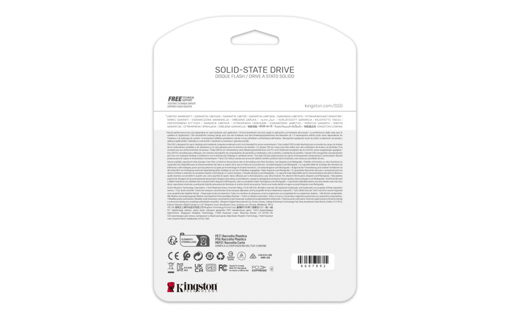 Kingston Technology 4000G NV3 M.2 2280 NVMe SSD - Afbeelding 3