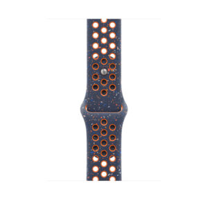 Apple MYLC3ZM/A slimme draagbare accessoire Band Blauw, Oranje Fluorelastomeer