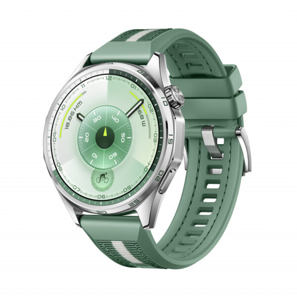 Huawei WATCH GT6 3,73 cm (1.47") AMOLED 46 mm Digitaal 466 x 466 Pixels Touchscreen Roestvrijstaal GPS - Afbeelding 2