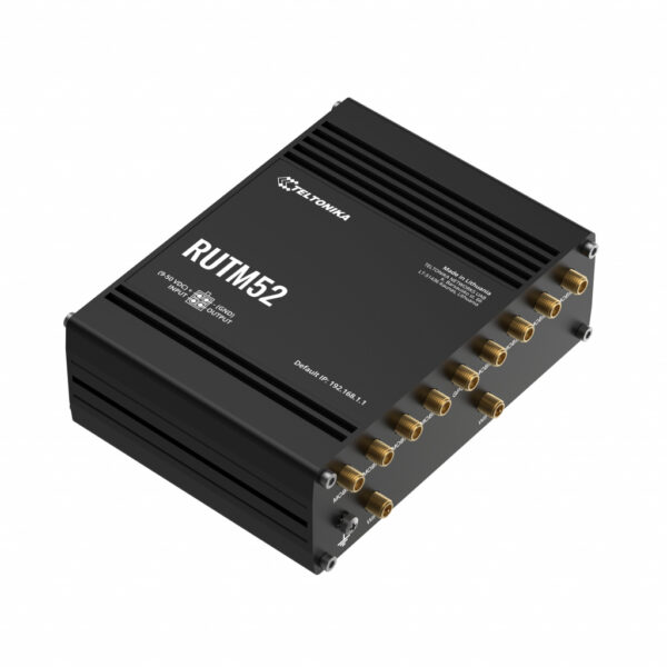 Teltonika RUTM52100000 draadloze router Gigabit Ethernet Dual-band (2.4 GHz / 5 GHz) 5G Zwart - Afbeelding 4