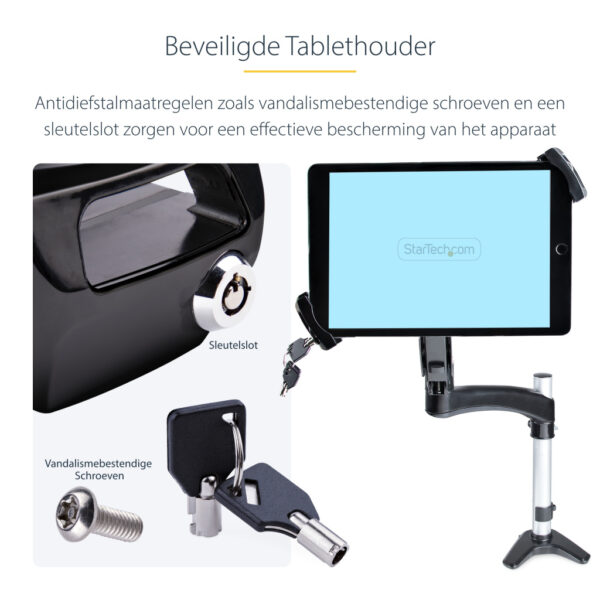 StarTech.com TABLET-VESA-ADAPTER houder Passieve houder Tablet/UMPC Zwart - Afbeelding 15