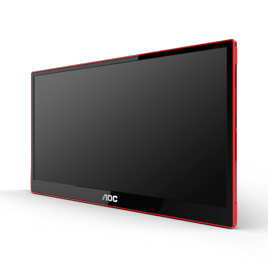 AOC 16G3 Draagbare televisie en monitoor Draagbare monitor Zwart, Rood 39,6 cm (15.6") TFT 1920 x 1080 Pixels - Afbeelding 4