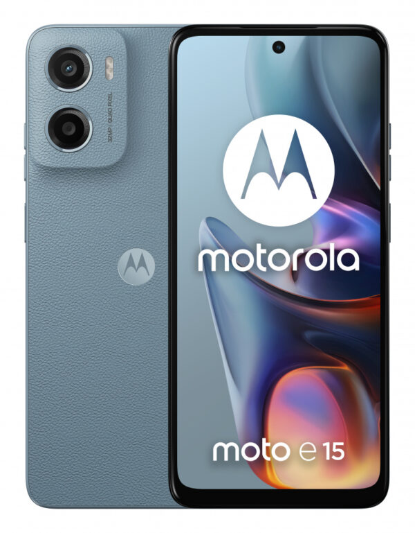Motorola moto e15 16,9 cm (6.67") Dual SIM Android 14 Go edition 4G USB Type-C 2 GB 64 GB 5200 mAh Blauw - Afbeelding 2