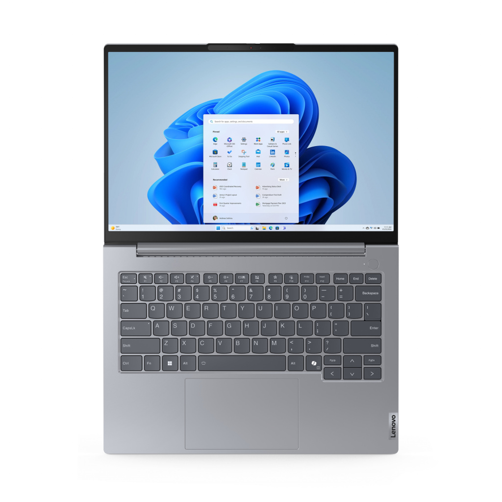 Lenovo ThinkBook 14 G7 ARP AMD Ryzen™ 5 7535HS Laptop 35,6 cm (14") WUXGA 16 GB DDR5-SDRAM 512 GB SSD Wi-Fi 6E (802.11ax) Window - Afbeelding 14