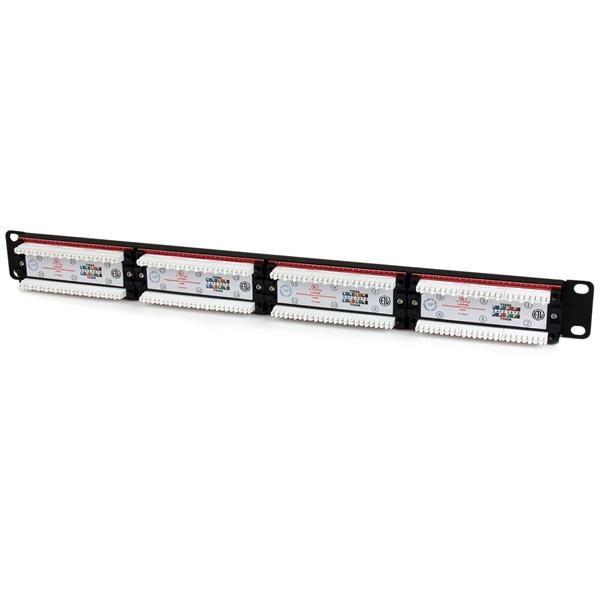 StarTech.com 24-poorts 1U in een rek te monteren Cat 6 110 patchpaneel - Afbeelding 3