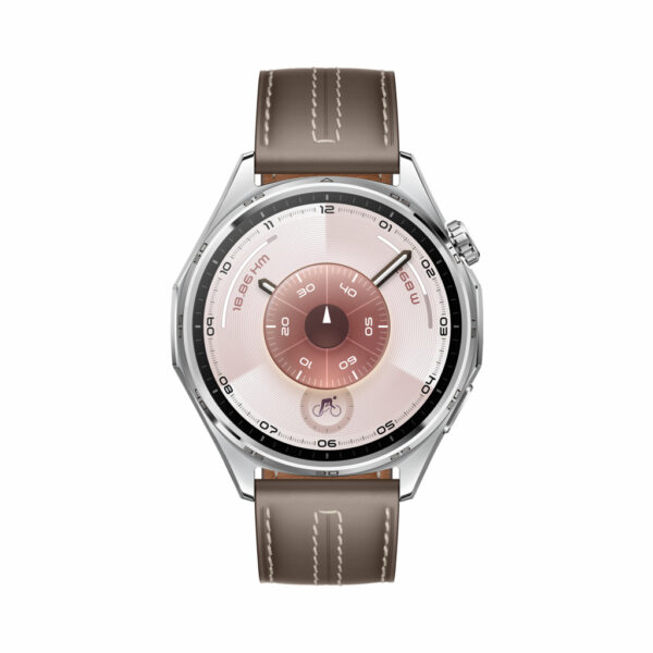 Huawei WATCH GT6 3,73 cm (1.47") AMOLED 46 mm Digitaal 466 x 466 Pixels Touchscreen Roestvrijstaal GPS