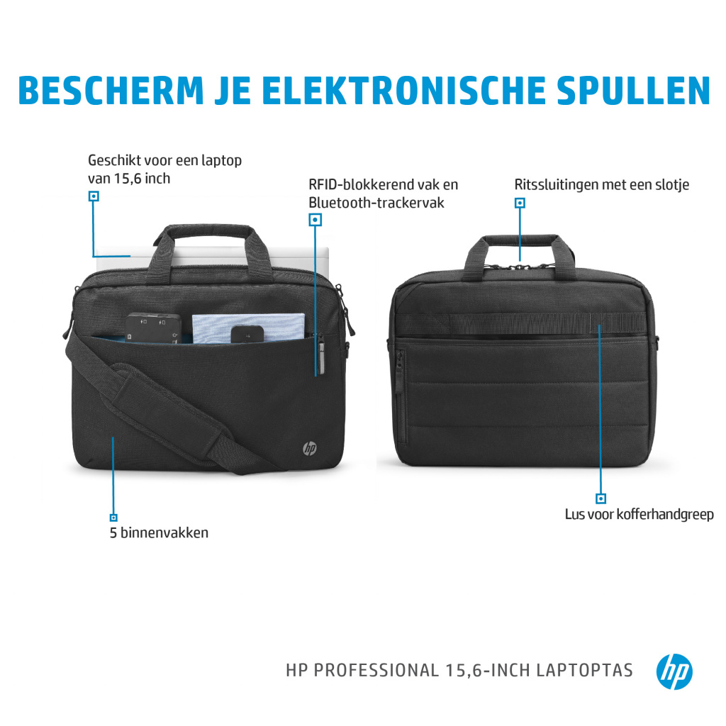 HP Professional 15,6-inch laptoptas - Afbeelding 10