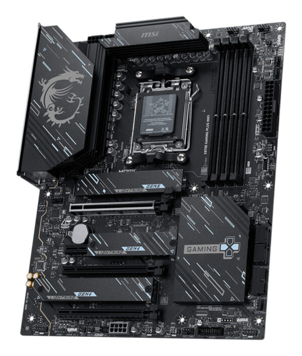 MSI X870E GAMING PLUS WIFI moederbord AMD X870E Socket AM5 ATX - Afbeelding 3