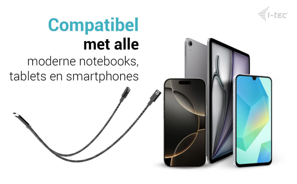 i-tec USB-C Cable Splitter Audio/Data + Power Delivery 100W - Afbeelding 7