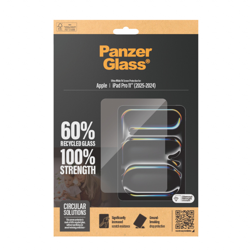 Panzerglass Gehard Glas Edge To Edge Screenprotector Apple iPad Pro 2024 11 - Afbeelding 3