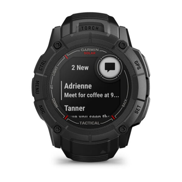 Garmin Instinct 2X Solar Tactical Edition 2,79 cm (1.1") MIP 50 mm Digitaal 176 x 176 Pixels Touchscreen Zwart GPS - Afbeelding 9