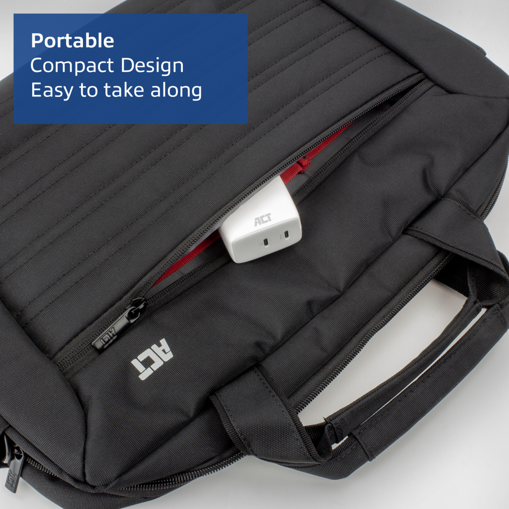 ACT USB-C Lader 65W 2-poorts met Power Delivery PPS en GaNFast - Afbeelding 8