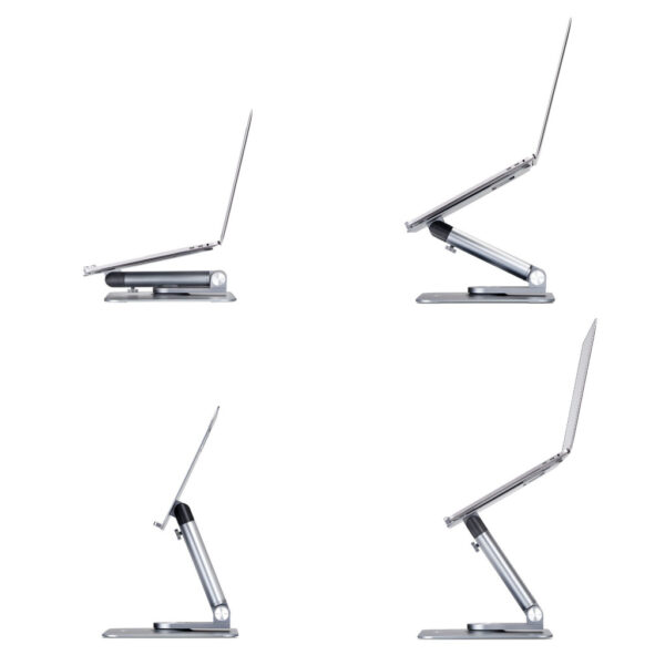 StarTech.com Telescopische Laptopstandaard, 360 Roterende Voet, Draaibare Laptophouder voor Bureau, In Hoogte Verstelbaar & Kant - Afbeelding 3