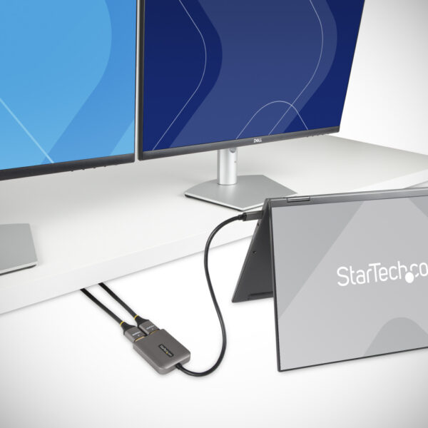 StarTech.com USB-C MST HUB, USB-C naar Dual HDMI 4K 60Hz, USB Type C Multi Monitor Adapter voor Laptop met 30cm kabel, DP 1.4 Mu - Afbeelding 6