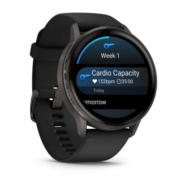Garmin Venu 4 3,56 cm (1.4") AMOLED 45 mm Digitaal 454 x 454 Pixels Touchscreen Zwart Wifi GPS - Afbeelding 3